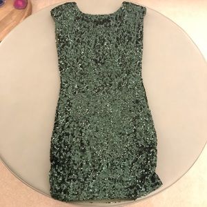 Alice + Olivia sequin dress // size XS